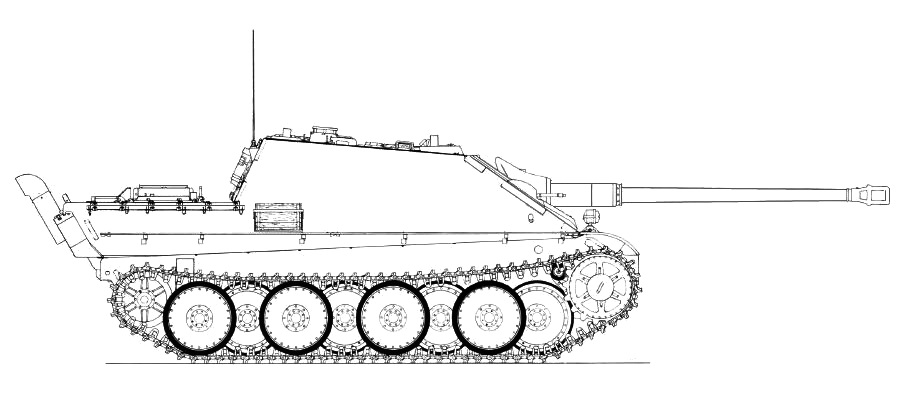 Чертежи танка ягдпантера
