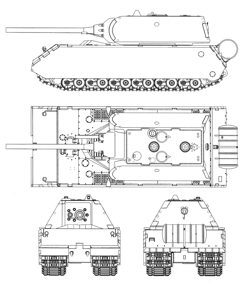 Maus танк чертежи