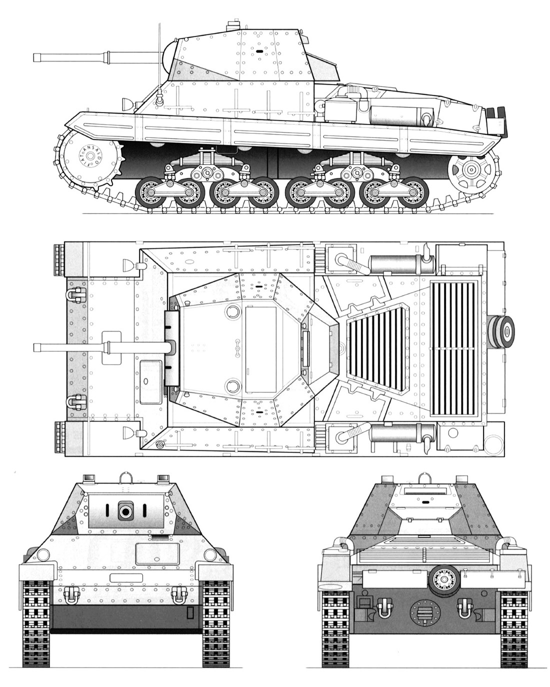 Т 43 чертеж