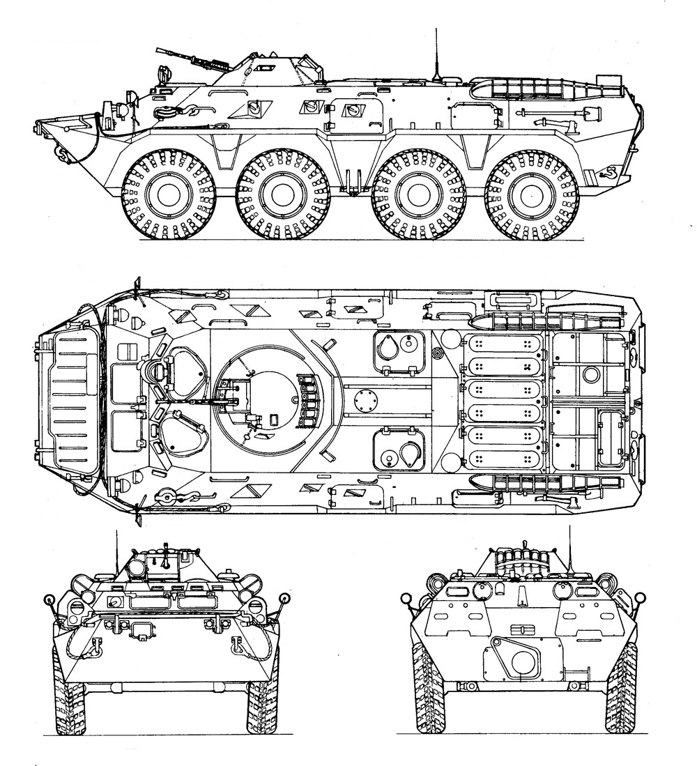 Бтр 82а чертежи