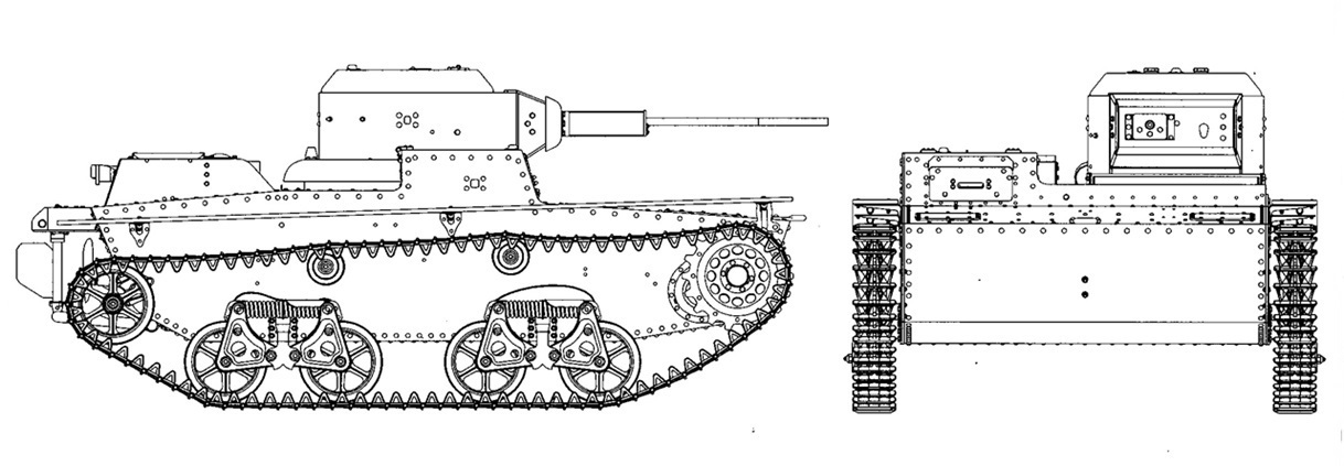 Танк т 38 схема