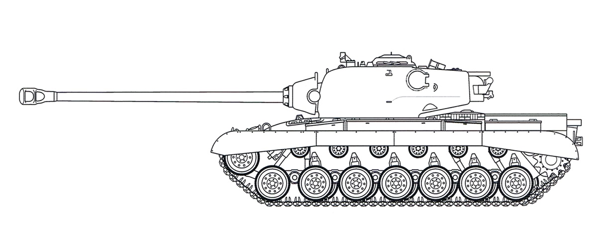 Нарисовать танк т 26